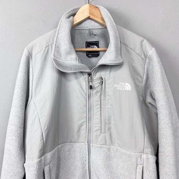 The North Face Denalie Fleece Jacket Size XL Lightweight Gray Full Zip Utility - Picture 3 of 16
